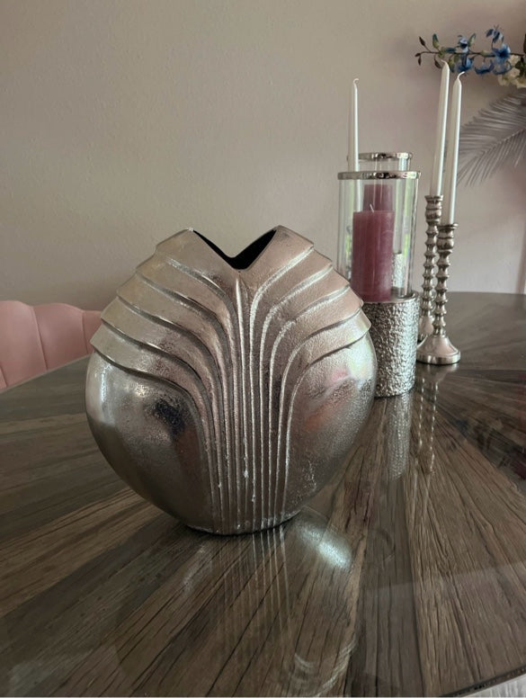 Comore Luxus Aluminium Vase für Dein besonderes zu Hause